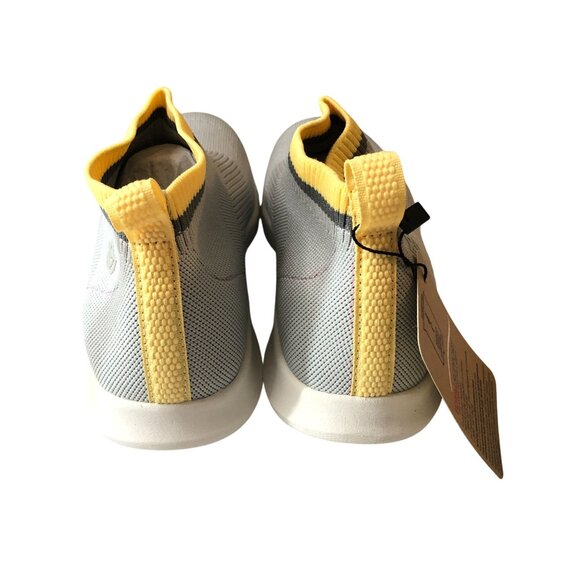 Spenco Pure Love Slip-On Sneaker Glacier Grey Yellow Stretch Featherlyte 6.5 - Picture 4 of 8